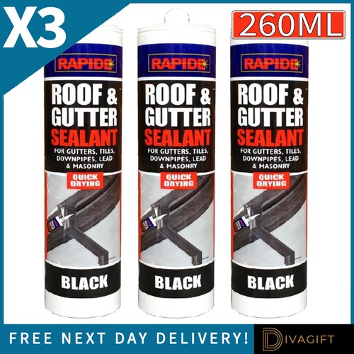 Black roof gutter - 3,
